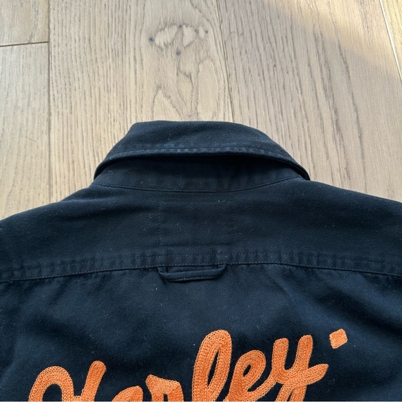 Harley-Davidson x Champion by Todd Snyder Harley-Davidson Shop Shirt in Black - Picture 11 of 16